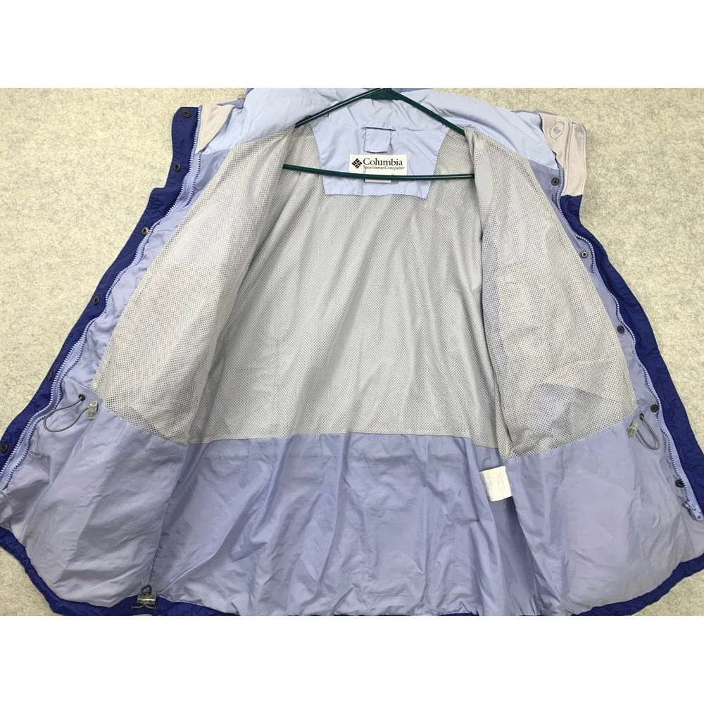 Columbia Interchange Jacket Womens 1X Purple Lavender Full Zip Outdoor Shell